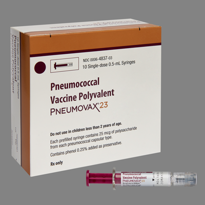 Pneumovax® 23 Pneumonia Vaccine Adults 50 Years  .. .  .  